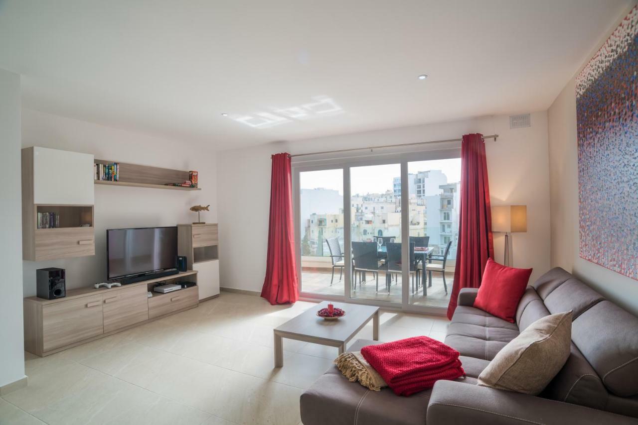 Luxury Valley View St Julians Apartment Saint Julian's Bagian luar foto